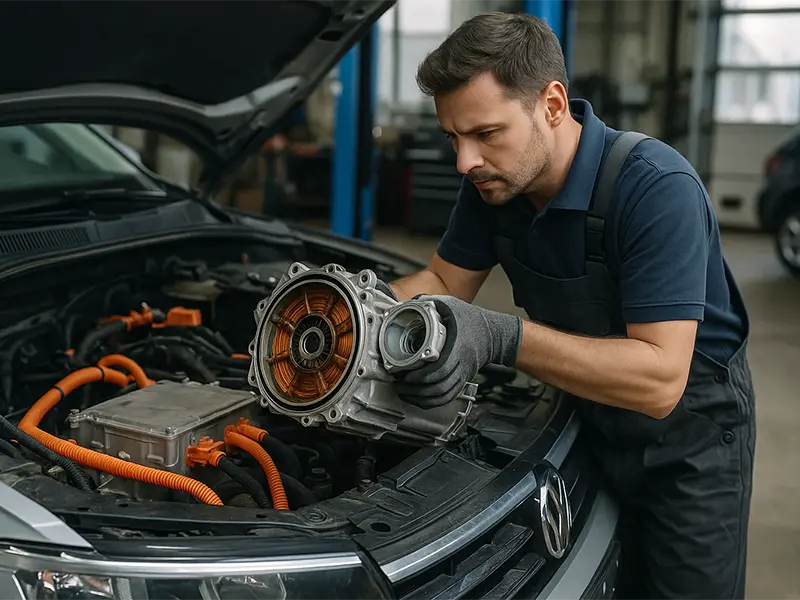 Naprawa silnika elektrycznego zdjęcie