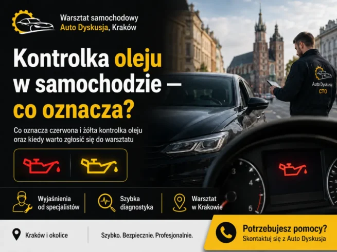 Kontrolka oleju w samochodzie — co oznacza czerwony i żółty sygnał