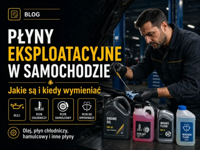 Płyny eksploatacyjne w samochodzie – olej silnikowy, płyn chłodniczy, hamulcowy i do spryskiwaczy